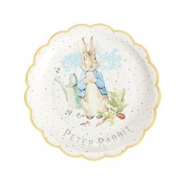 8 Platos Peter Rabbit 23 cm