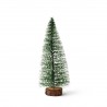 Sapin de Noël 20cm Base en Bois 20x8x8cm