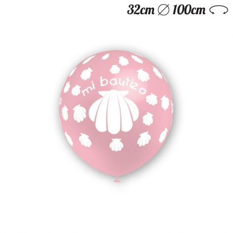 Ballons Mi Bautizo ronds 32 cm