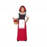 Disfraz de Posadera Pastora Roja Infantil