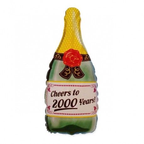Ballon Bouteille Champagne 83 x 43 cm