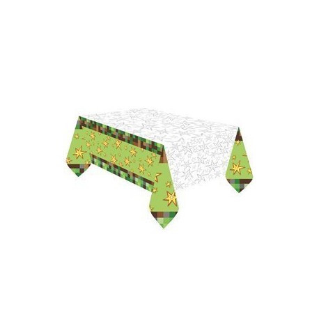 Nappe Minecraft en Plastique 120 cm x 180 cm