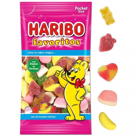 Haribo Favorito sucré 75gr 30 unités