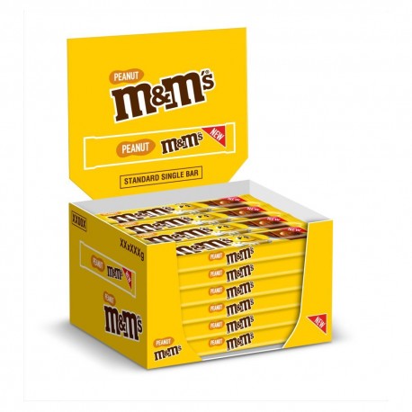 M&M'S BARRES PEANUT 34G 24U