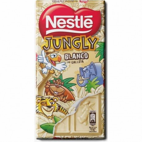 NESTLE JUNGLY CHOCOLAT BLANC 125G 18X1U