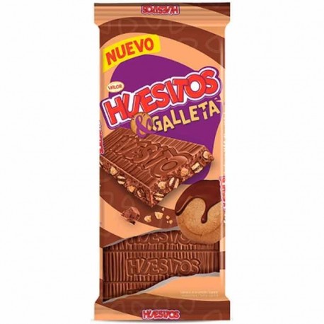 HUESITOS Tablette de Chocoalt aux Biscuits 125gr