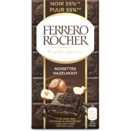 Ferrero Rocher Tablette Chocolat Noir 90G 2X8
