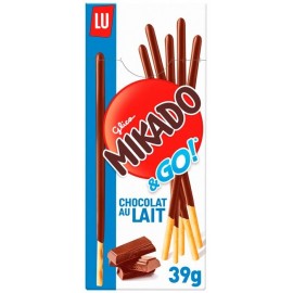 Mikado Chocolat au Lait 24 Paquets de 39 gr