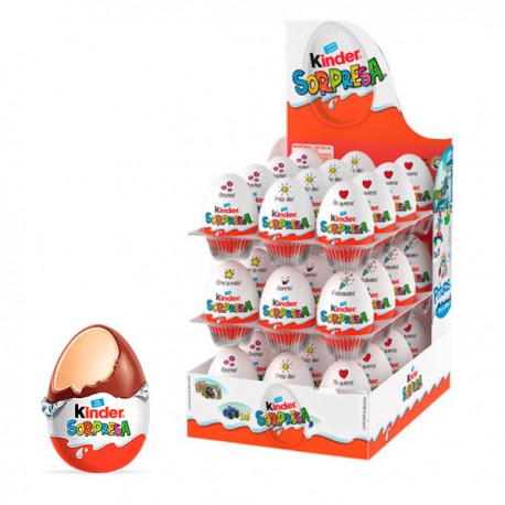 36 Œufs en Chocolat Kinder Surprise