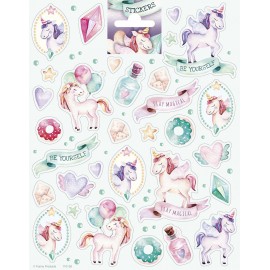 Autocollants Licorne Grande 156 x 200 mm