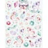 Autocollants Licorne Grande 156 x 200 mm