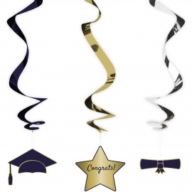 3 Décorations Pendentifs Academic Elegance
