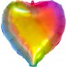 Ballon coeur en aluminium 46 cm