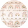 Assiettes Jetables Boho Rainbow