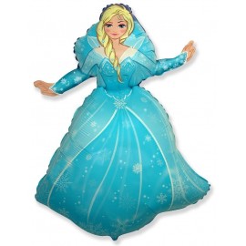 Ballon Forme Reine des Neiges