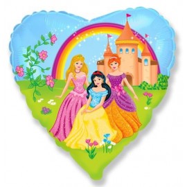 Ballon Princesse en forme de Coeur