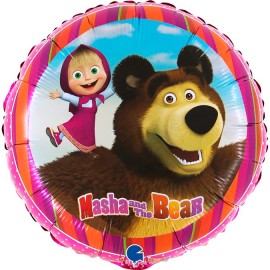 Ballon Masha et Michka d'Hélium