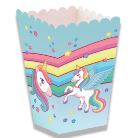 Boîte Licorne Magique de Popcorn