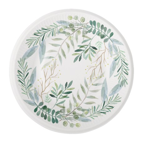 Assiettes Jetables Greenery Party