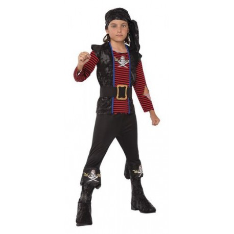 Déguisement Pirate pour enfant Rouge et Noir