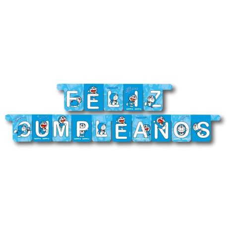 Guirlande "Feliz Cumpleaños" Doraemon