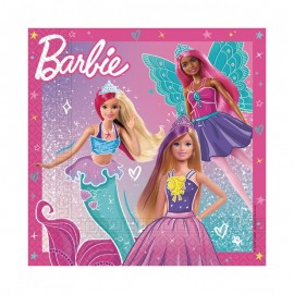 20 Serviettes Barbie Barbie 33 cm