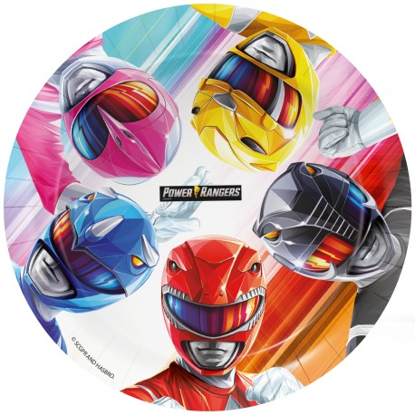 Assiettes Power Rangers