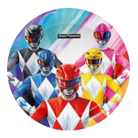 Assiettes Jetables Power Rangers