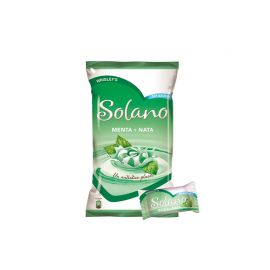 Bonbons Solano Coeur Menthe et Crème Caramel Sans Sucre 1 Kg