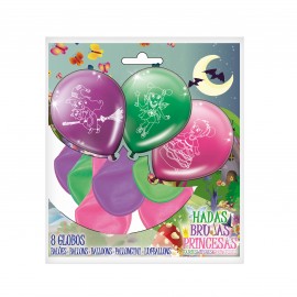 8 Ballons Fées, Bulles et Princesses