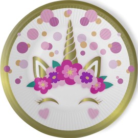 Assiettes Licorne Baby