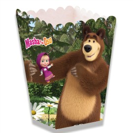 Boîte Masha et l'Ours de Pop-corn