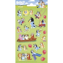 Autocollants pailletés Bluey 102 x 200 mm