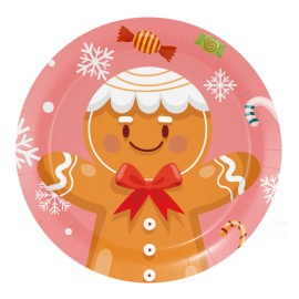 Platos Desechables Santa Claus