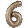 Ballon Mylar Numéro 6 81 cm