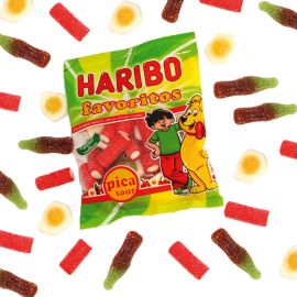 Variété de Bonbons Favoritos qui Piquent Haribo 90 Gr Variété de Bonbons Favoritos qui Piquent Haribo 90 Gr