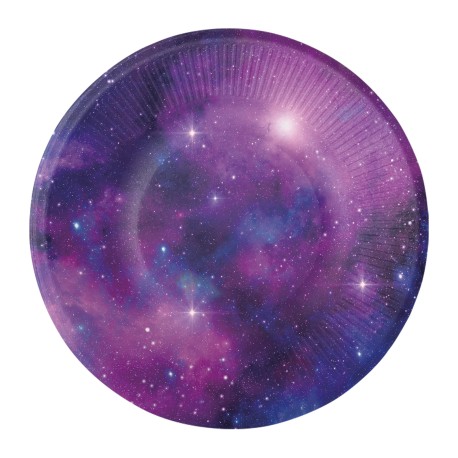 8 Assiettes Galaxie 18 cm