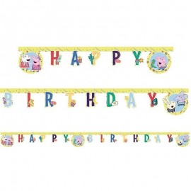 Guirlande Peppa Pig Feliz Cumpleaños
