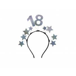 Diadème avec Étoiles 18 Argent