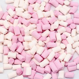 Marshmallow Rose et Blanc Fini 1 Kg