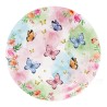 8 assiettes papillon 18 cm