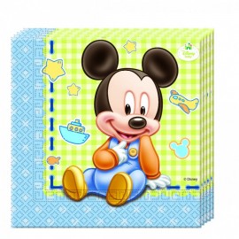Serviettes Baby Mickey