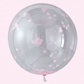 3 Ballons Géants avec Confettis 90 cm