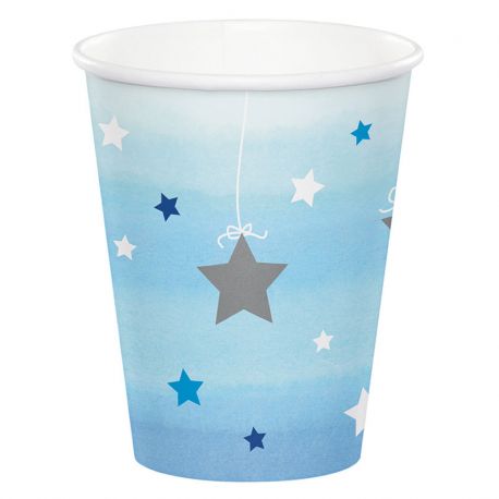 8 Gobelets One Little Star Boy 266 mL