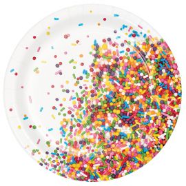 8 Assiettes Sprinkles 18 cm