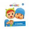 6 Masques Pocoyo et Nina