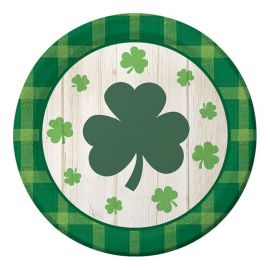 8 Assiettes Saint Patrick 18 cm