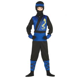 Déguisement de Ninja Bleu pour Enfant avec Capuche