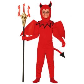 Déguisement de petit diable singe rouge pour enfants