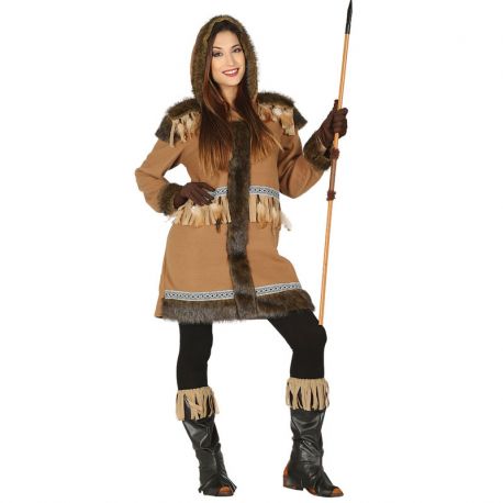 Déguisement d'Esquimau pour Femme Chasseuse